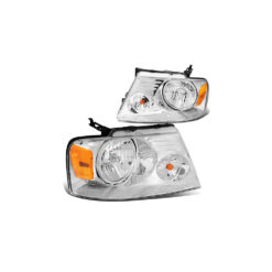 Đèn pha góc màu hổ phách mạ crôm 04-08 - Ford F150